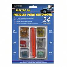 Kit de Fusibles para Automóviles con colores según código universal de Electro Dh 06.195 8430552101801 - A - Ver 1