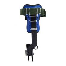 LYNICESHOP Tree Climbing 2-Tooth Foot Rope Pair + Safety Belt  Safety Climbing Spike Set Tree Creeper Set Climbing Spike Pole Climbing Spike Set Harness Portable Outdoor - Black - View 5