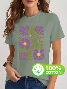 Women T-Shirts - [White] - View 8