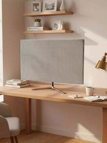 1pc 24-76.2cm Desktop Computer Monitor Dust Cover, Easy To Install Solid Color Screen Protector, Designed To Protect Desktop Computer Screens From Dust, Desktop Monitor Dust Cover, Keyboard Cover, Minimalist Screen Protector - Multicolor - View 8
