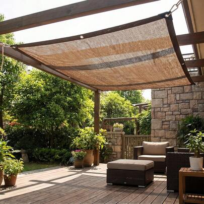 Black UV-Resistant Sunshade Net, Suitable For Outdoor Gazebos, Sunshades, Greenhouses, And Agricultural Greenhouses