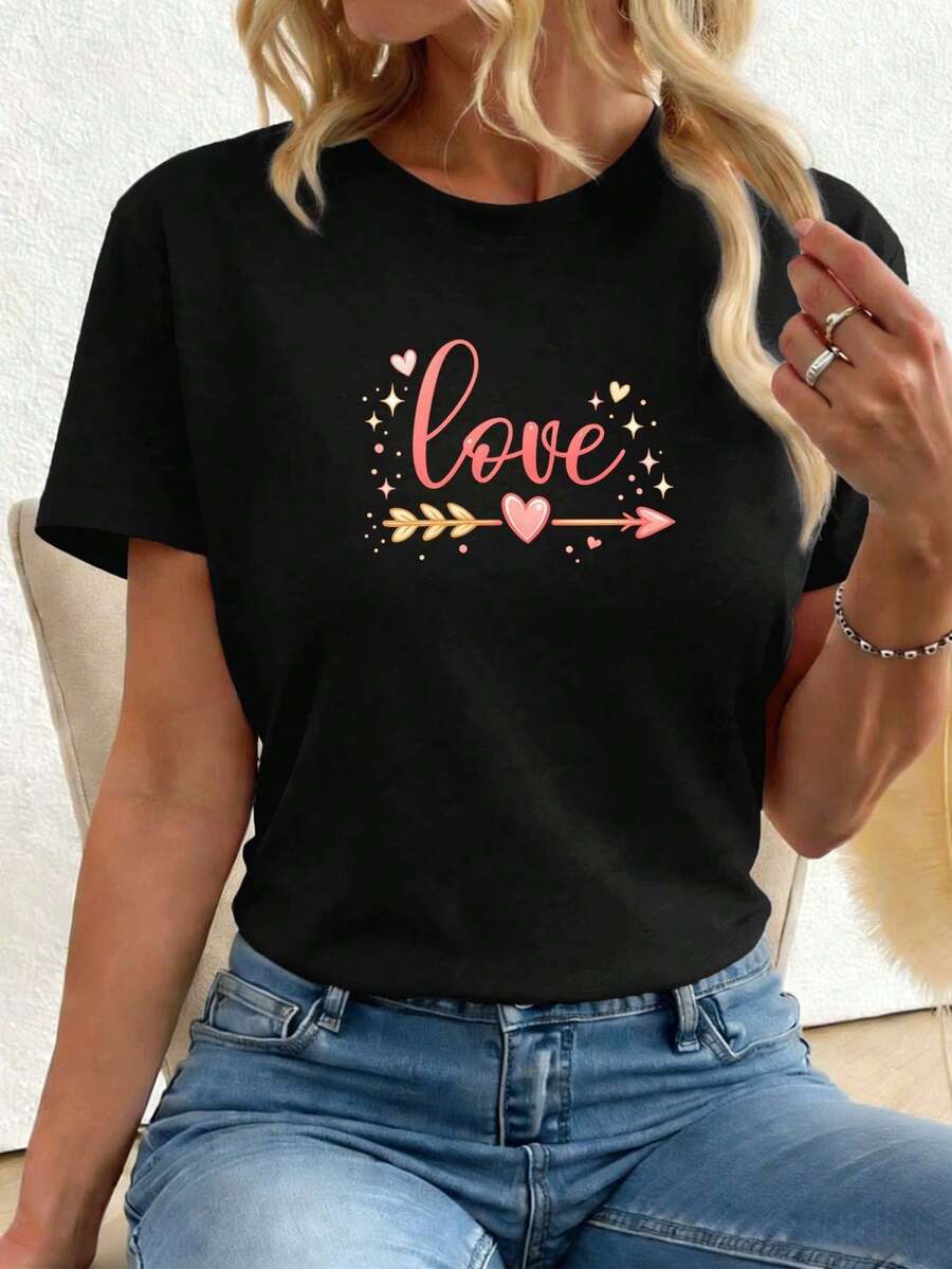 Women T-Shirts - Black - View 1