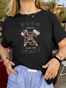 Women T-Shirts - Black - View 1