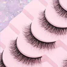10 Pairs Natural False Eyelashes – Fluffy Soft 3D Real-Look 5–10mm Lash Extensions, Lightweight Everyday Wear Lashes For Beginners, Easy To Apply Strip Lashes For Light Makeup And Daily Use - View 4