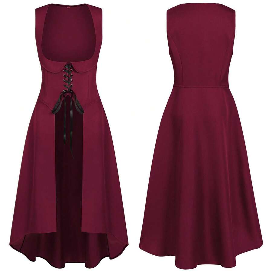 Cosplay Clothing - Burgundy - View 1