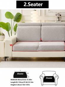 1 tấm bọc ghế sofa co giãn, chống trượt, chống tràn, che phủ toàn bộ, chất liệu vải dày dặn, có thể giặt máy, chống bụi, thân thiện với thú cưng, có thể điều chỉnh kích thước cho phòng ngủ, văn phòng, phòng khách, ghế sofa hình chữ L 1/2/3/4 chỗ ngồi. - Màu Xám nhạt - Xem 16