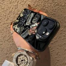 Money Bikes Gold Chains phone cases is compatible with Samsung, Apple, VIVO, OPPO, , Transsion, ,  and Honor. Made of TPU silicone, it offers shock and drop protection. - Negro - Ver 6