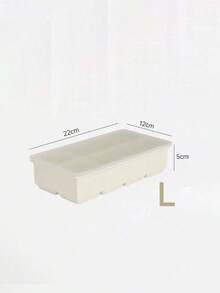 1pc Large Mold, Silicone Ice Tray, Ice Maker, High Capacity Freezing Mold For Home Use - Off White - View 8
