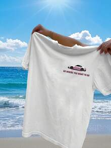 Women T-Shirts - [White] - View 2