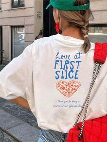 Women T-Shirts - [White] - View 1