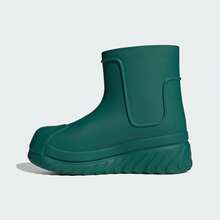 Adidas Women's Fashionable & Comfortable Casual Boots, Classic Shell Toe Thick Sole Boots, Suitable For Spring & Autumn, IE0390 - Dark Green - View 2