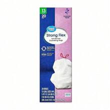 13 Gallon Tall Kitchen Trash Bags 20 Or 120 Count Lavender Scent Strong Flex Drawstring Garbage Bags Durable Tear Resistant Odor Control Bin Liners For Home Kitchen Household Waste Disposal Multipurpose Trash Bags - 20 - View 5