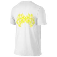 Men's & Unisex 180g Soft Cotton Crew Neck T-Shirt, DARCSPORT & Gold's Gym Inspired Print, Breathable Workout Gym Tee - TRẮNG-3 - Xem 5
