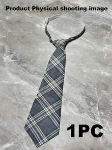 Women's Casual Plaid Bow 2 Pieces Set, Suitable For School, Daily Wear, And Dates - Multicolor - View 8