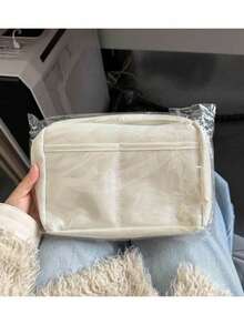 12格简约彩色牛津布文具包，大容量学生用品笔袋 - 彩色 - 查看 10