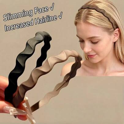 2pcs Non-Slip Headbands With Teeth, Daily Wear Hairband For Women, Prevent Hair Loss