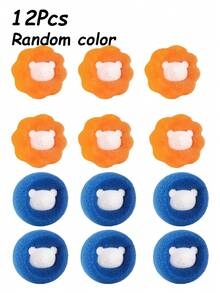 20pcs/10pcs Reusable Pet Hair Remover Laundry Balls, High-Density Sponge & Soft Rubber Material, Wool-Like Sticky Surface, Cute Animal Pattern, Anti-Tangle Design, Removes Cat/Dog Hair & Lint From Clothes, Washing Machine, Dryer, Pet Owner Gift - Multiple Styles - View 13