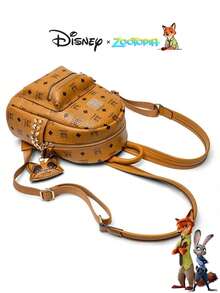Disney 迪士尼可爱狐狸大容量女士背包，多功能通勤包，理想礼物 - 彩色 - 查看 6