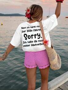 Women T-Shirts - [White] - View 3