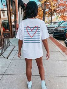 Women T-Shirts - [White] - View 3