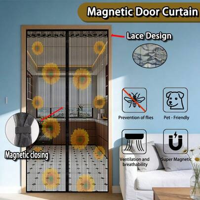 Màn chống muỗi từ tính mùa hè được ưa chuộng, thoáng khí, chống muỗi, bền và dễ vệ sinh, vật dụng thiết yếu cho gia đình và du lịch.