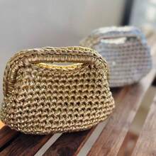 1pc Metallic Shiny Ribbon, Faux Leather Soft Handmade Weaving Material, High-End Bag Making Supplies - Navy Blue - View 5