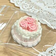 New Silicone Butterfly Rose Birthday Cake Squeeze Toy - Fidget Toy - Soft Squishy Toy - Provides Stress Relief Experience, Suitable For Office, Study, Desktop Decor Or Creative Gift, Birthday/Holiday Gift - Multicolor - View 16