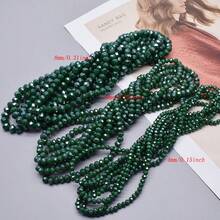 1 String Fashion DIY Beads, Suitable For Women Jewelry Making, Necklace Earring Handcraft Beads - G6 Black With Half Gold Plated - View 21