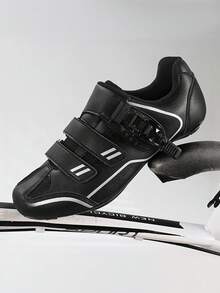 Zapatos de bicicleta adecuados para hombres sin para deportes al aire libre, zapatos de bicicleta ultraligeros para ciclismo indoor, equipo adecuado para ciclismo diario y de corta distancia, con suela de goma interior cómoda - Negro1 - Ver 6