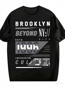 T-shirts pour hommes - Noir - Voir 1