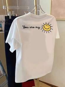 Women T-Shirts - [White] - View 7