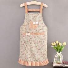 Tạp dề làm bánh họa tiết hoa kiểu công chúa dễ thương, thoáng khí và bền chắc. - Nhiều màu - Xem 5