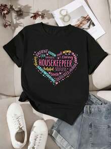 Women T-Shirts - Black - View 2