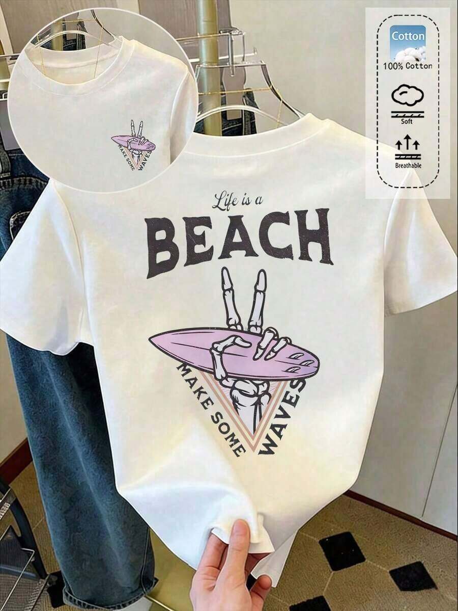 Women T-Shirts - Weiss - View 1