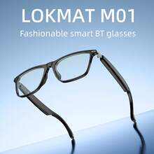 LOKMAT M01 蓝牙智能眼镜，采用蓝牙 5.4 技术，开放式佩戴设计，支持音乐播放、通话处理、日常防水和多功能性。 - 查看 2