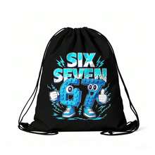 Drawstring Bag - 67/Football Designs Print Backpack - Perfect For School, Sports, Travel, And Toy Storage Sport Gym Swim Travel Backpack - Game - View 3
