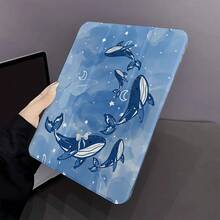 1 Ốp lưng máy tính bảng in hình cá voi xanh, tương thích với iPad thế hệ thứ 10 10.9 inch 2022 / Air 13 (M3 2025) / Air 11 (M3 2025). Tương thích với SAMSUNG, , Oppo Pad, Matepad, Vivo Pad, Honor Pad. - Nhiều màu - Xem 2