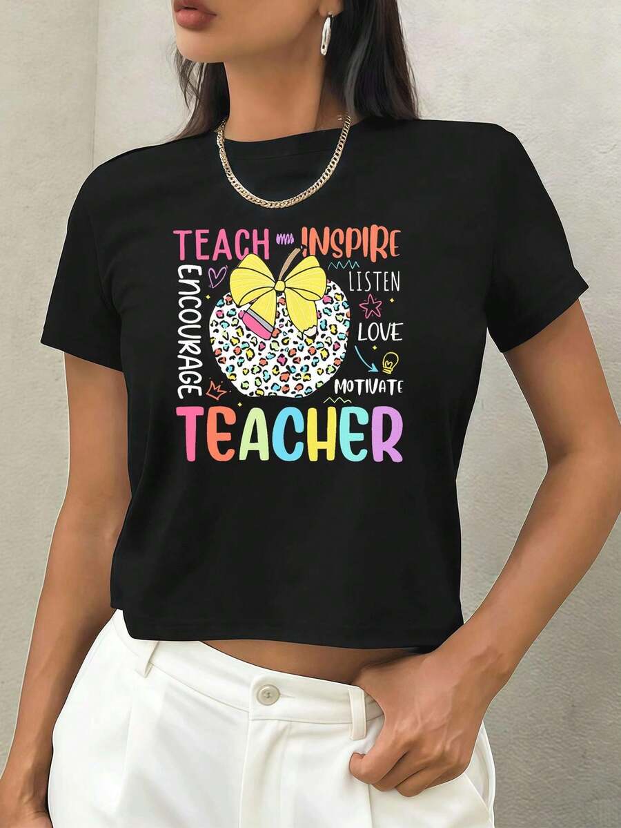 Women T-Shirts - Black - View 1