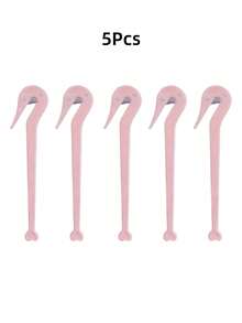 弹性发圈剪钳，一次性橡皮筋取下器，发圈取下工具，造型配件，防止头发和头皮损伤（紫色，粉色），卷发棒，免加热卷发器，沙龙及旅行必备美发用品，返校季，度假必备 - 彩色 - 查看 8