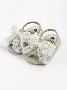 Sandali estivi con suola morbida per neonati/bambini piccoli, unisex, scarpe piatte da cerimonia, ciabatte da spiaggia, scarpe pre-camminatore per neonati - Verde - Visualizzare 5
