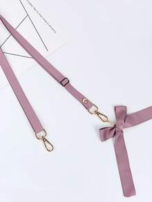 100pcs/50pcs/10pcs/1pc Customizable Solid Color Minimalist INS Style Fabric, High Quality Double-Headed Detachable Adjustable Ribbon Bow Tie Lanyard, Suitable For Phone, Camera, Cup, Bag Strap, Hanging Decoration - Color Mixing - View 10