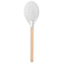 Round Perforated Pizza Shell With Long Detachable Handle, Non-Slip Pizza Making Tools, 8in - As Pic - View 8