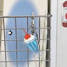 Mint Soda Keychain Cute INS Creative Pendant Summer Dessert Girl Heart Niche Korean Style Phone Charm - Multicolor - View 9