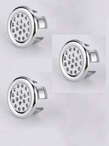 2pcs ABS Sink Hole Overflow Cover For Kitchen Bathroom Basin, Trim Bath Drain Cap Sink, Wash Basin Round Overflow Ring Plug - Multicolor - View 12