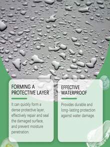JAYSUING Transparent Waterproof Sealant, Suitable For Repairing Cracks, Leaks On Indoor Walls, Floors, Bathrooms, Kitchens, Exterior Walls, Tiles, Can Be Used On Wood, Concrete, Marble And Other Materials - Green Box Upgrade - View 7