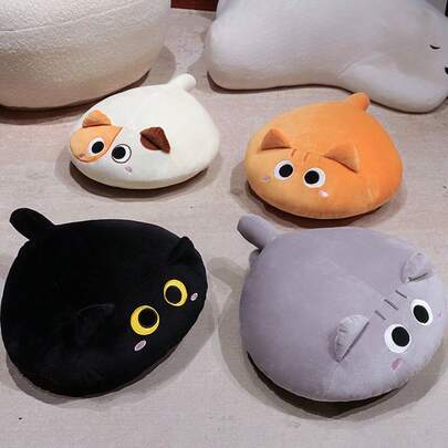 1pc Cute Cat Biscuit Plush Cushion, Multifunctional Cat Biscuit Pillow, Sofa Backrest Pillow, Headboard Pillow, Home Decor, Children's Birthday Gift, Gift For Girlfriend, Friend, Mother's Day, Children's Day