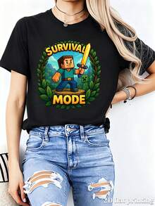Women T-Shirts - Black - View 6