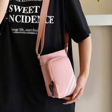 Nueva bolsa deportiva cruzada estilo japonés para botella de agua para mujer, bolsa ligera y sencilla para teléfono, bolso de hombro personalizado de moda para uso diario Kamel Reina Mexican - naranja - Ver 11