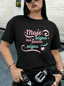 Women T-Shirts - Black - View 2