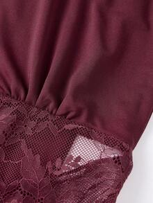 Women Tank Tops & Camis - 酒紅色 - 查看 5